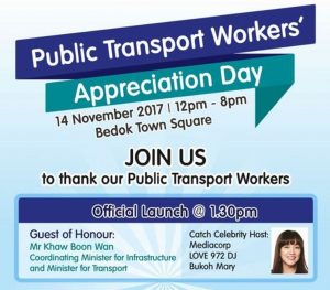 Public Transport Workers’ Appreciation Day Nov 2017